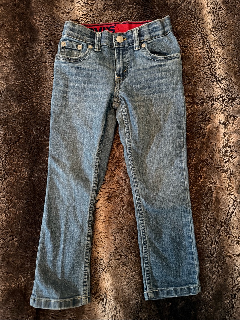 Levi's Boys' Medium Blue Straight-Leg Jeans